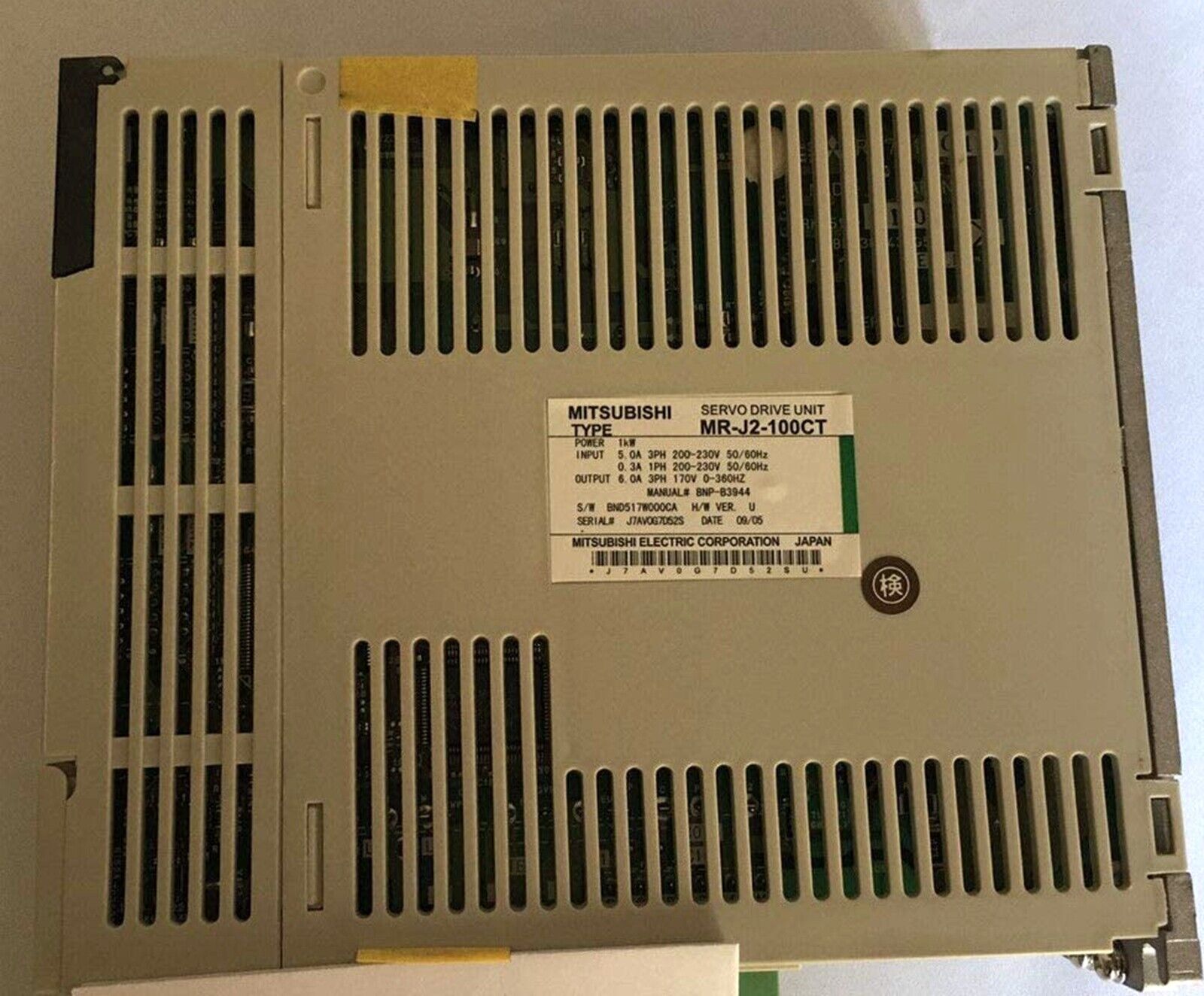 MITSUBISHI MR J2 100CT Servo Drive - MITSUBISHI
