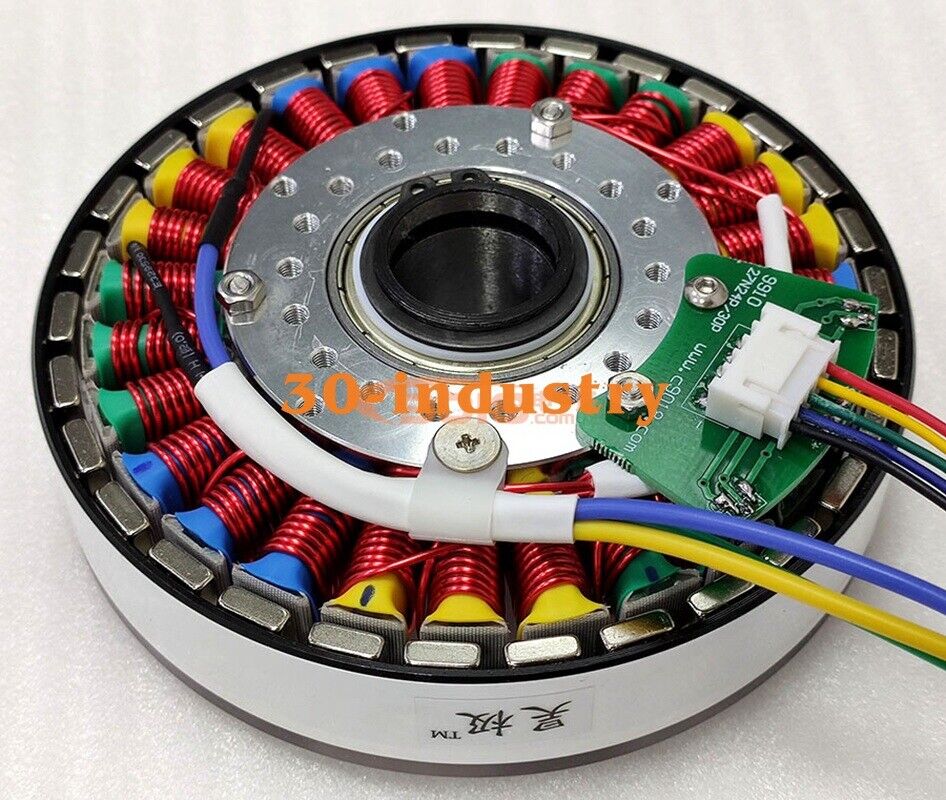 300W Brushless DC Motor with Hollow Shaft and Direct Drive Design - KOEED