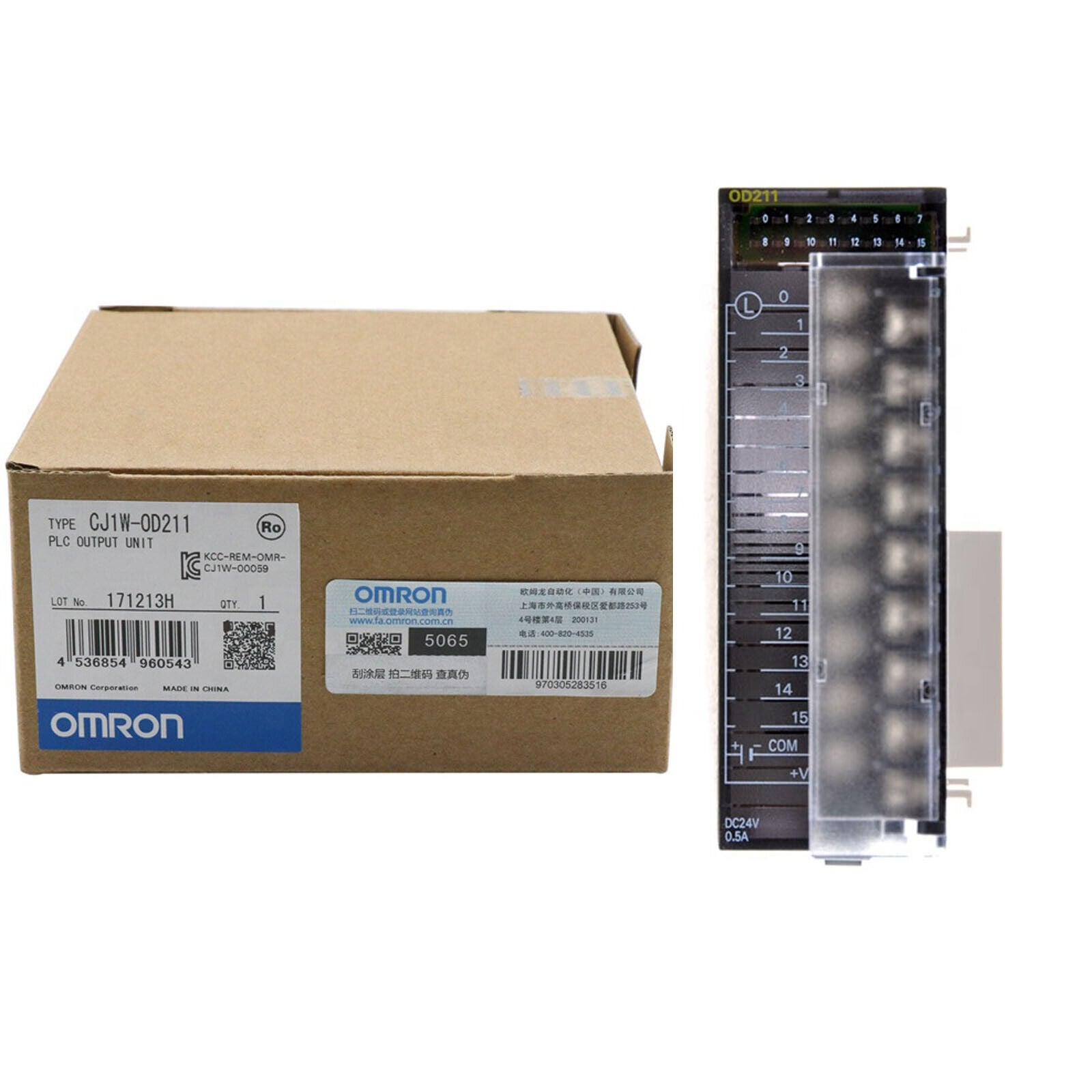 1pc omron output unit model: CJ1W-OD211 - OMRON