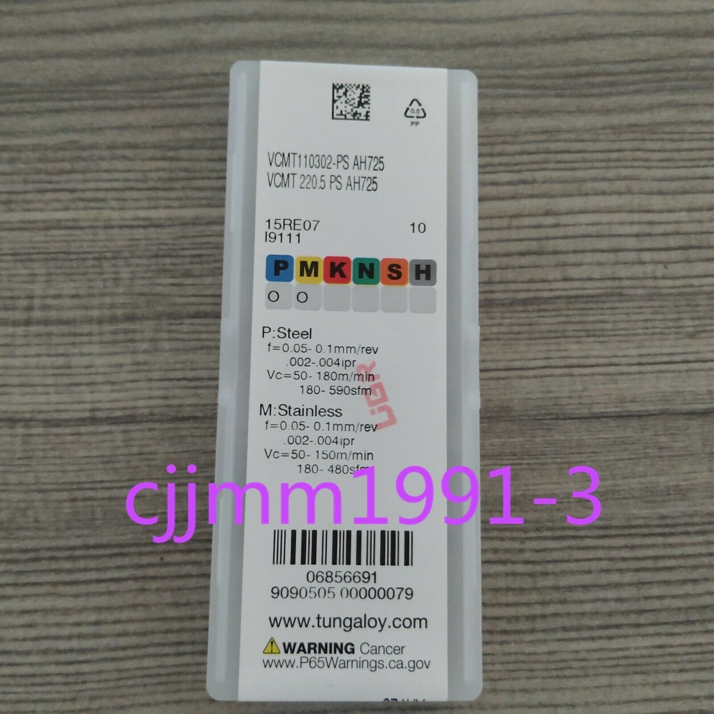 new 10PCS/box Tungaloy CNC blade VCMT110302-PS AH725 - TUNGALOY
