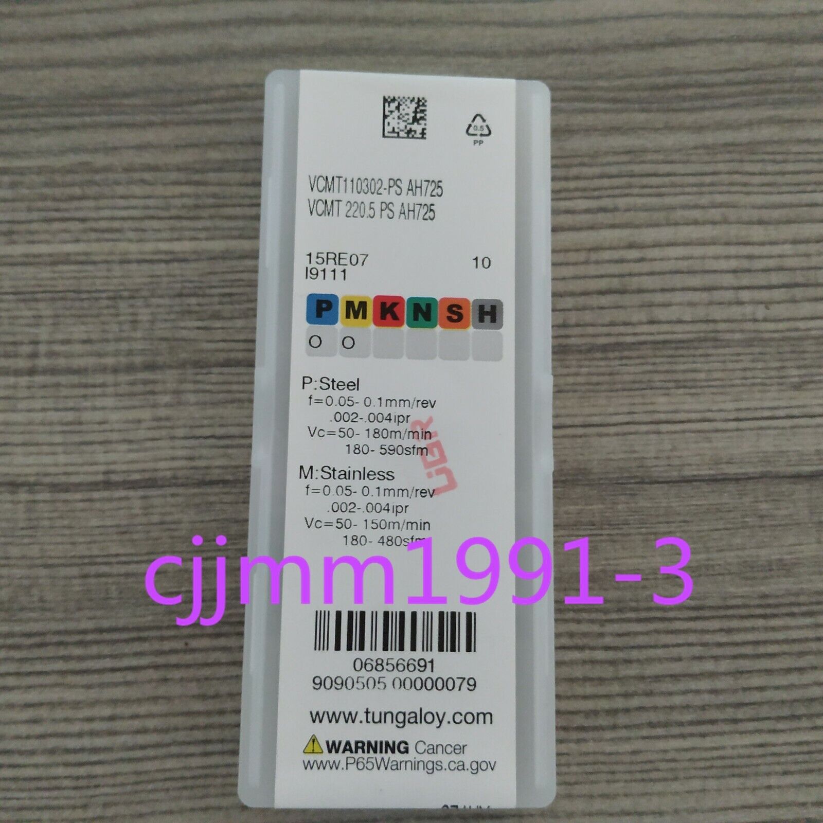 new 10PCS/box Tungaloy CNC blade VCMT110302-PS AH725 - TUNGALOY