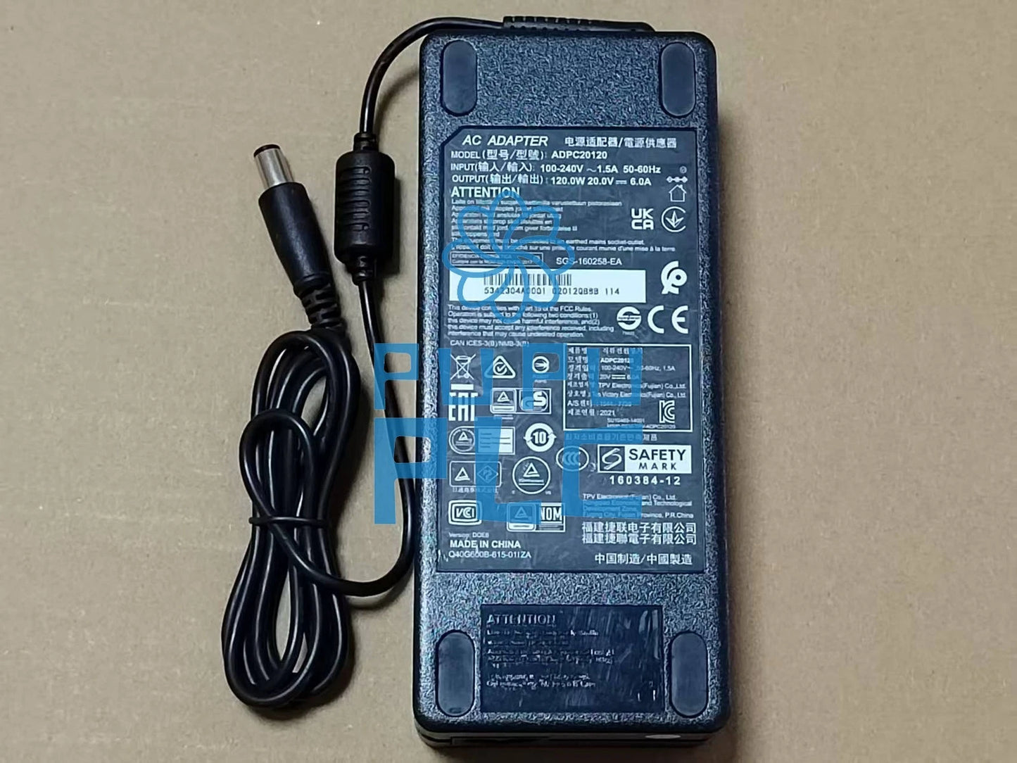 For 20V 6A 120W AC Adapter&Cord for BenQ EX3501T ADPC20120 LCD Monitor~