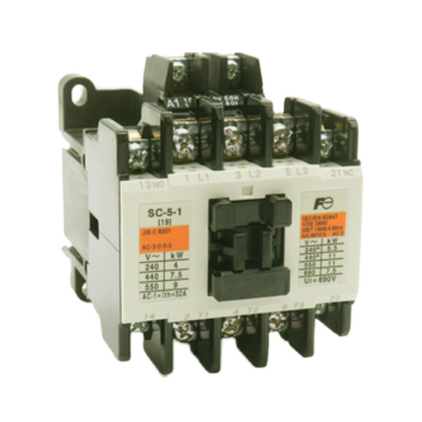 1Pcs  Fuji SC-5-1 SC51 AC110V AC Contactor Fuji