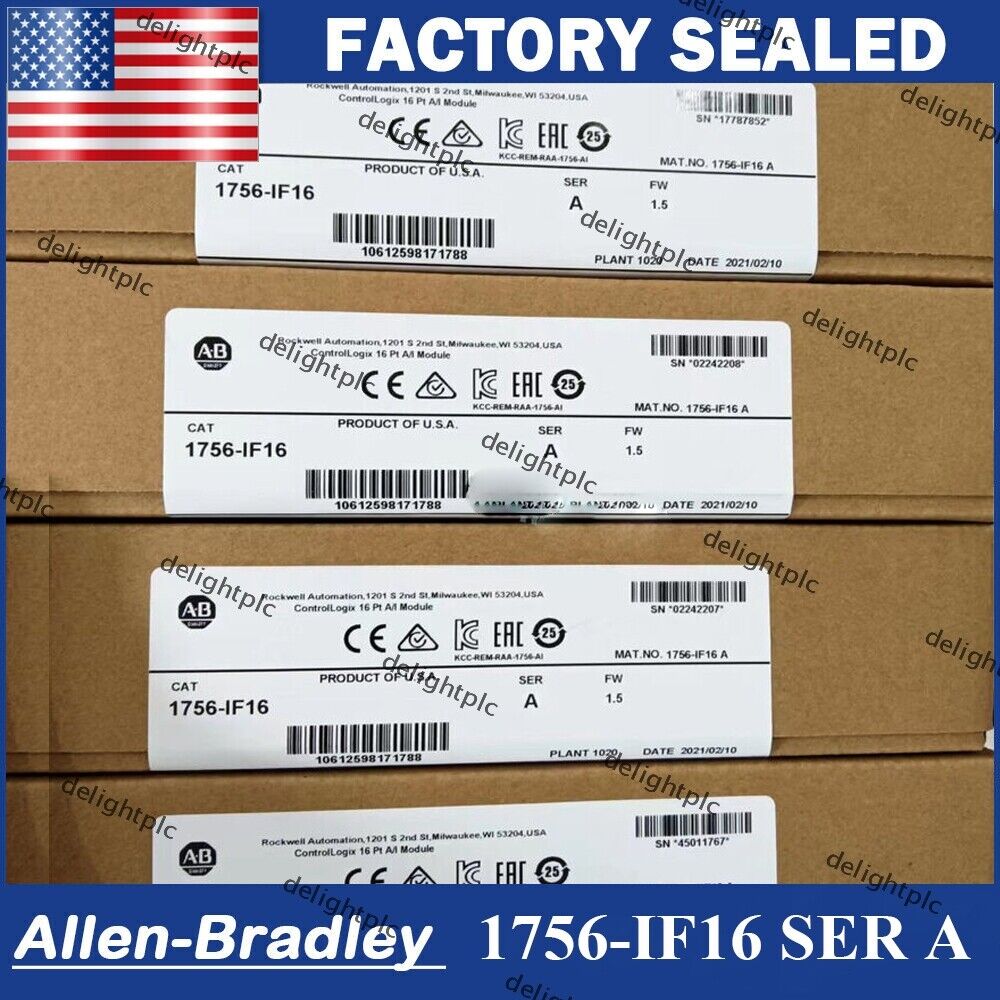 Sealed Allen Bradley 1756-IF16 ControlLogix Input Module 16Pt US - ALLEN BRADLEY