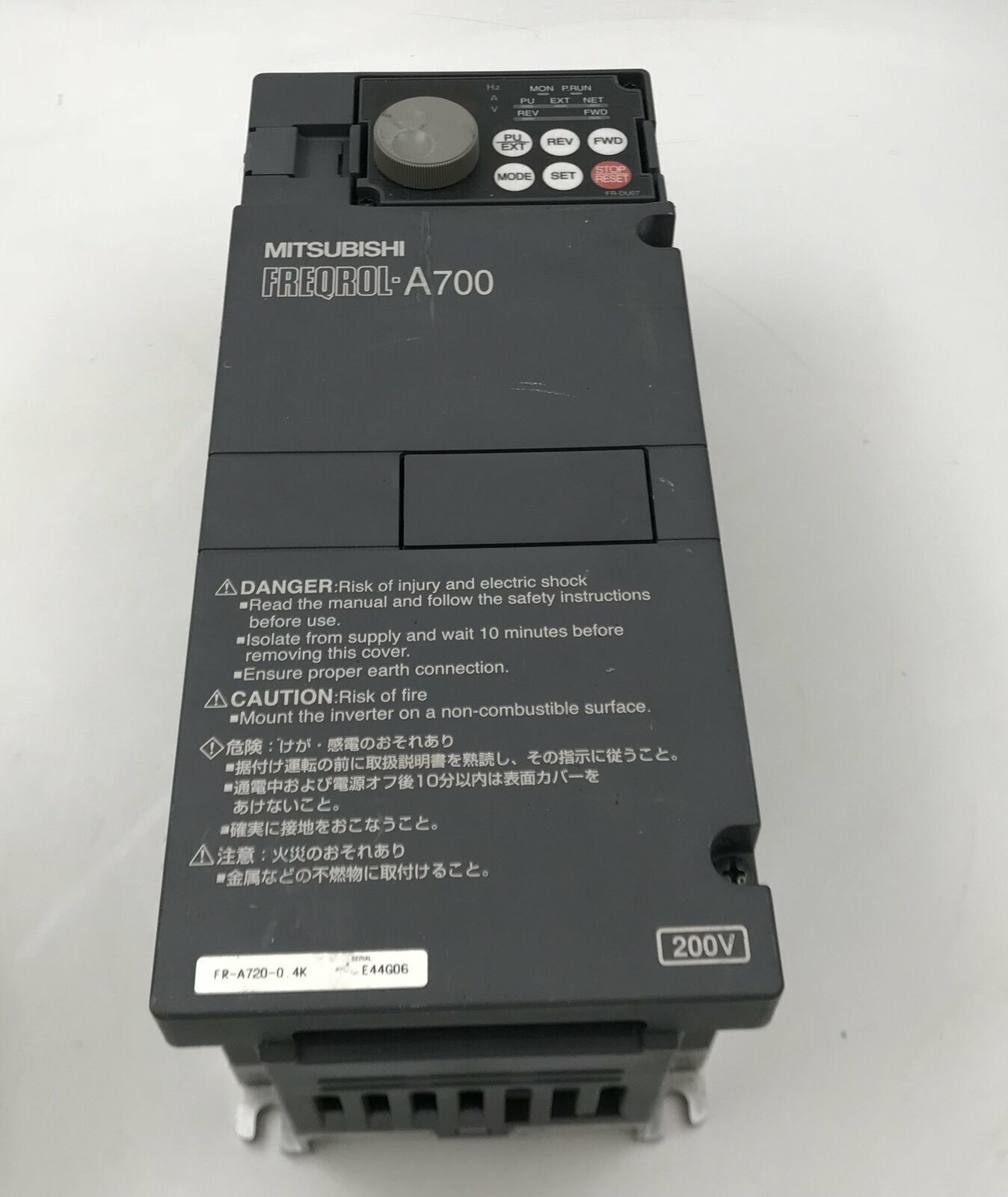 Used Mitsubishi ONE FR-A720-0.4K Frequency Converter - MITSUBISHI