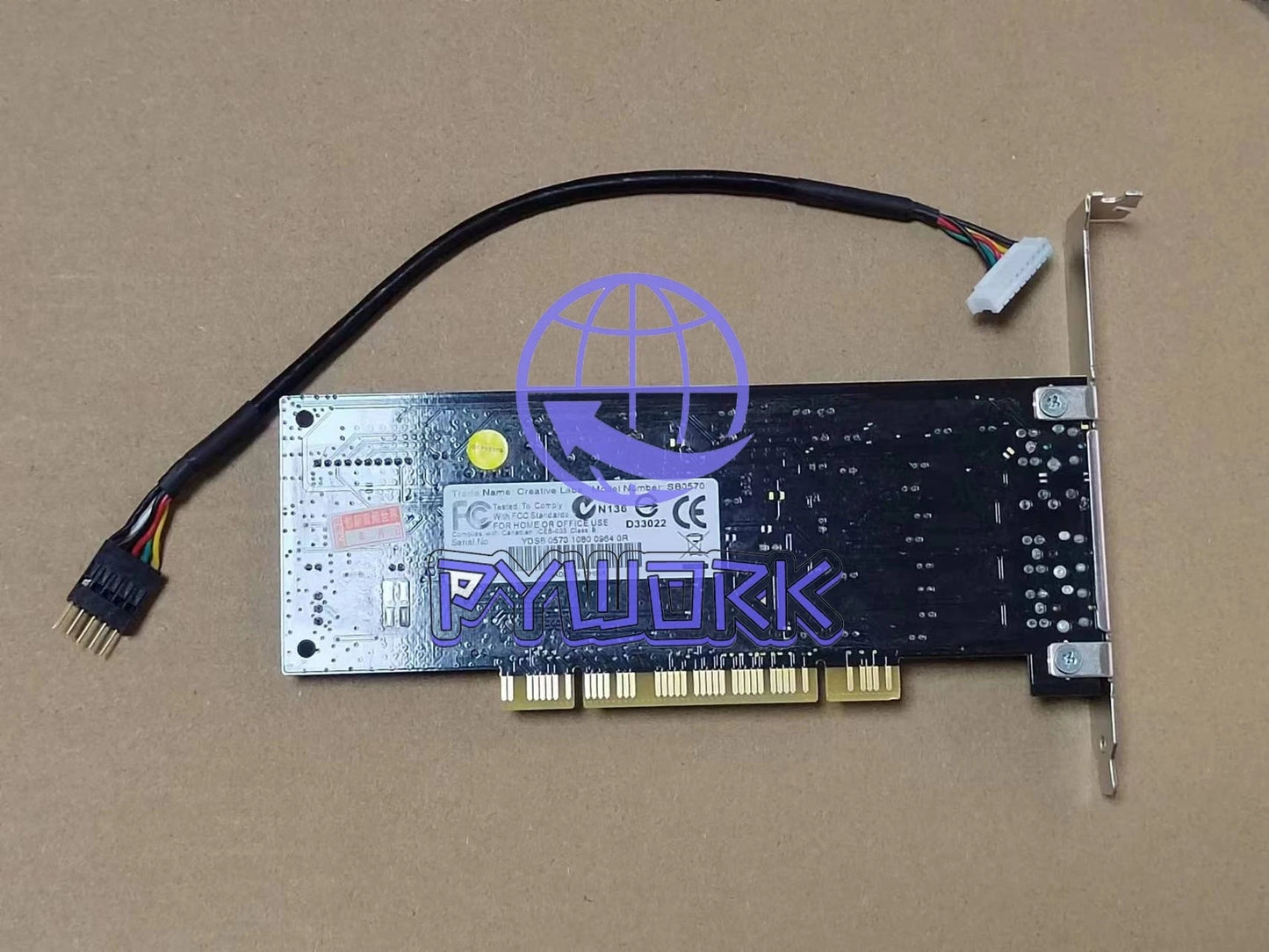 1PCS Creative Sound Blaster Audigy SE 7.1 CH PCI Sound Card SB0570 Support WIN10