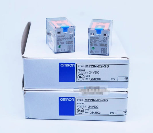10PCS/1Box Omron MY2IN-D2-GS MY2IND2GS Relays 24VDC  Free Ship