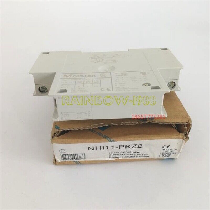 new 1PC For Eaton Moeller Contact Block NHI11-PKZ2 6A 500V 2Poles - EATON MOELLER