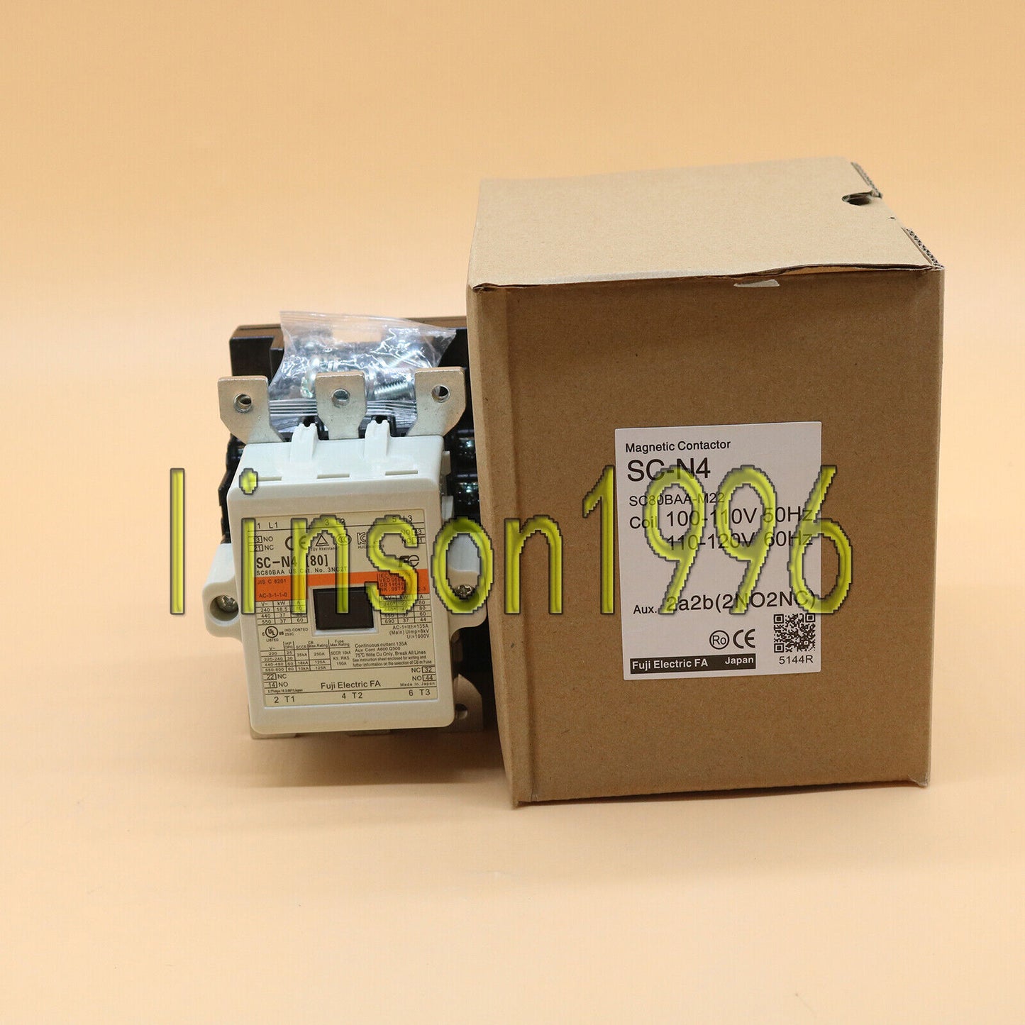 110VAC AC Contactor SC-N4 (80) One Fuji - ONE FUJI