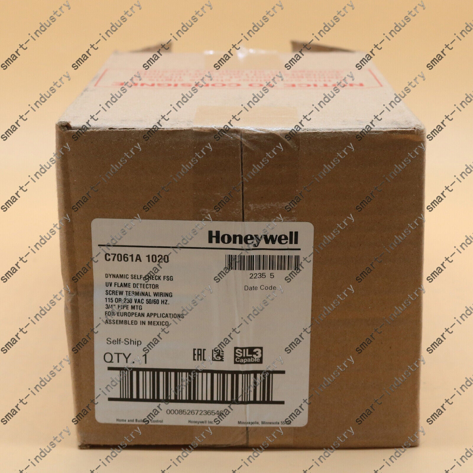 new  In Box Honeywell C7061A-1020 C7061A1020 UV Flame Detector 115/230VAC 50/60Hz