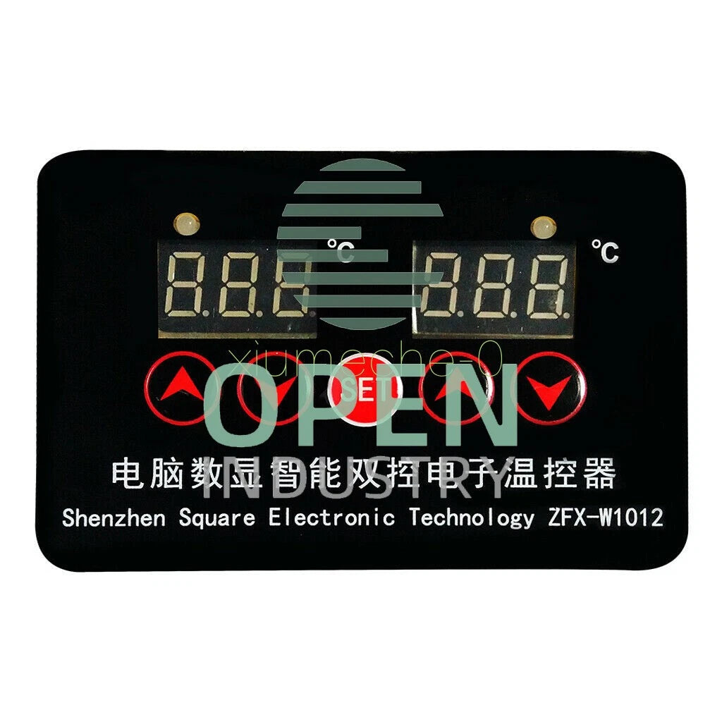 DC 12V NTC 10K Dual Digital Thermostat Temperature Controller Sensor Module