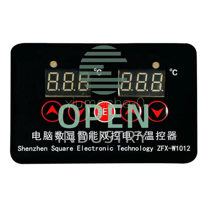 DC 12V NTC 10K Dual Digital Thermostat Temperature Controller Sensor Module