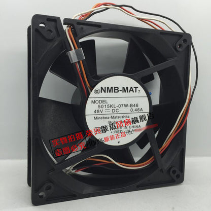 NMB 5015KL-07W-B46 12738 48V 0.46A 12.7CM temperature control cooling fan