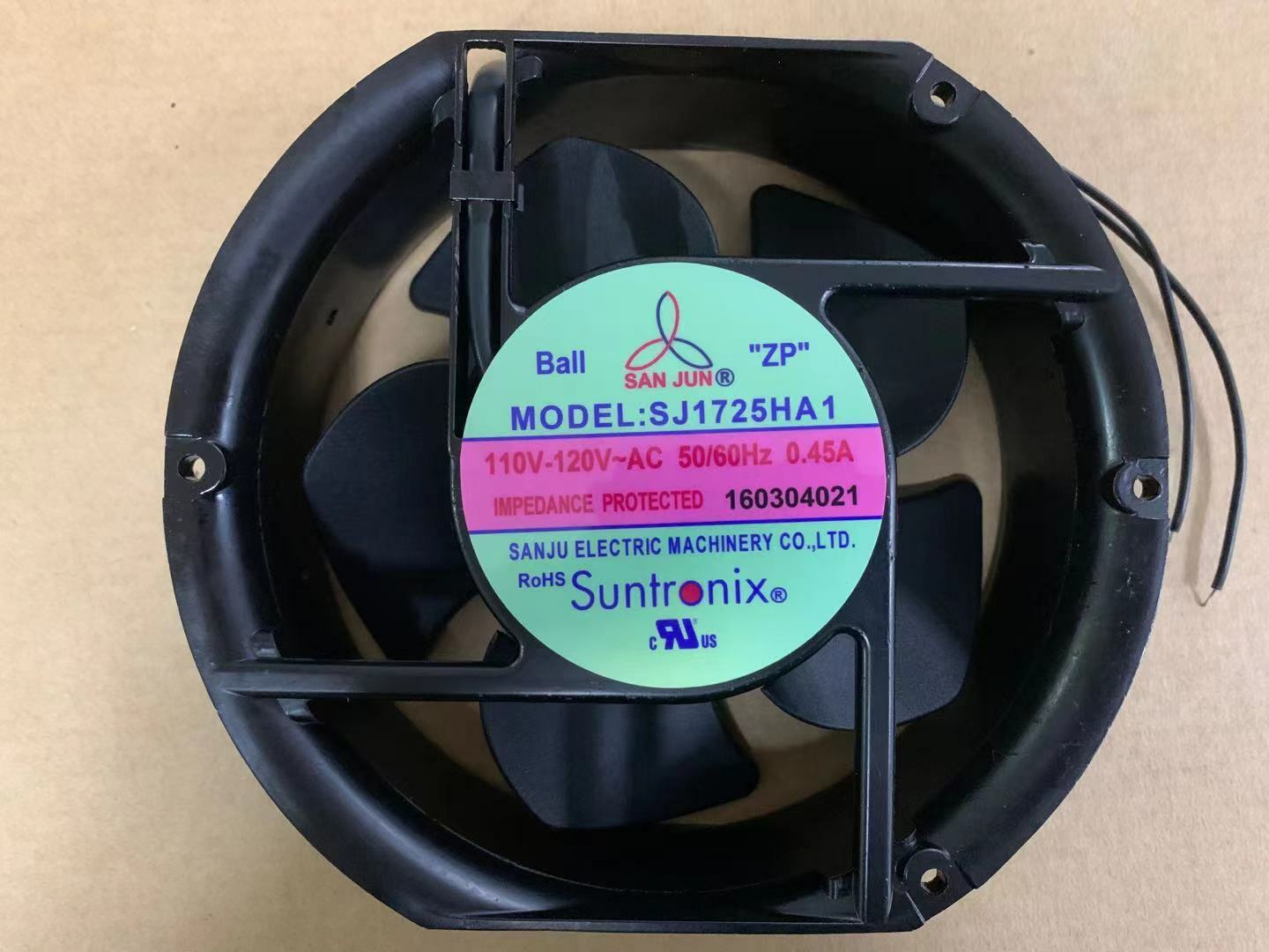 new SUNTRONIX SJ1725HA1 Cooling Fan 110-120V~AC 50/60Hz 0.45A 170x150x51mm QL