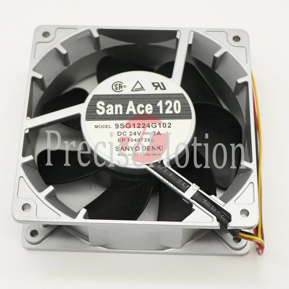 1pcs SANYO 9SG1224G102 12038 24VDC 2A inverter cooling fan
