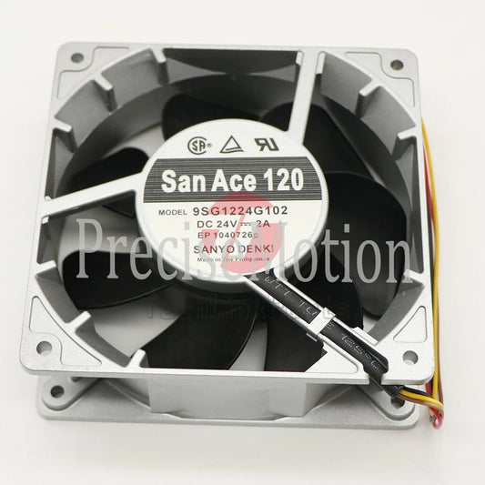 1pcs SANYO 9SG1224G102 12038 24VDC 2A inverter cooling fan