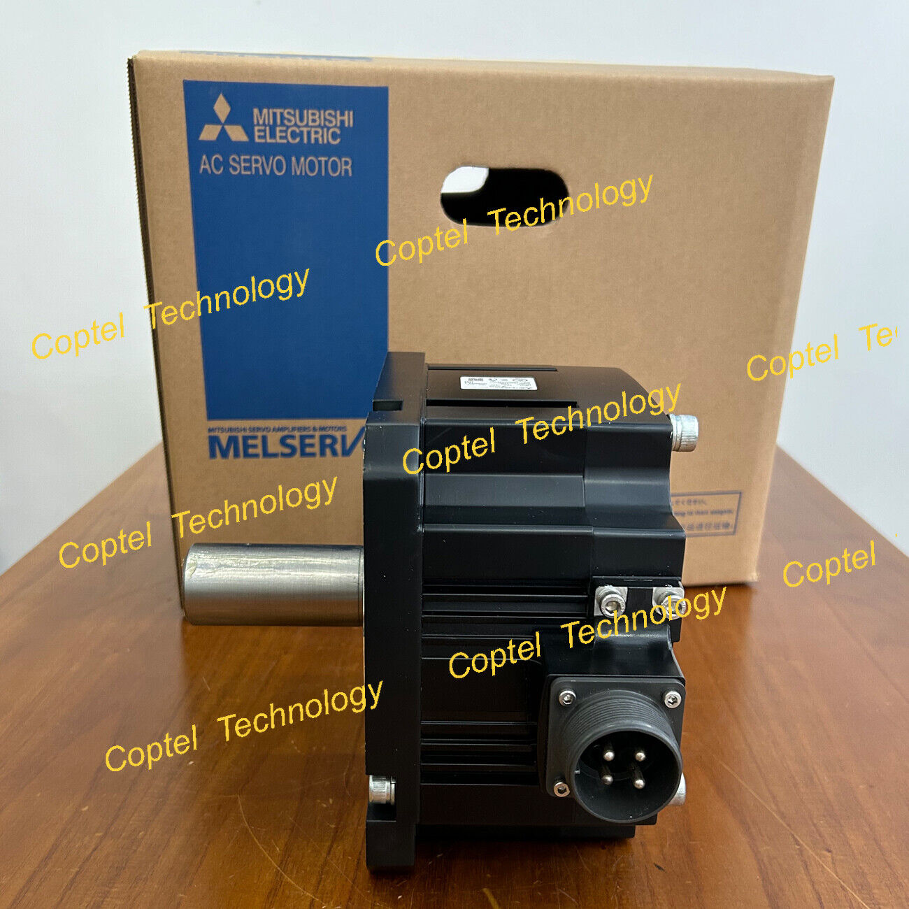 New Mitsubishi HF204S 3AC Servo Motor: 132V, 10A, 2KW, 300 RPM - MITSUBISHI