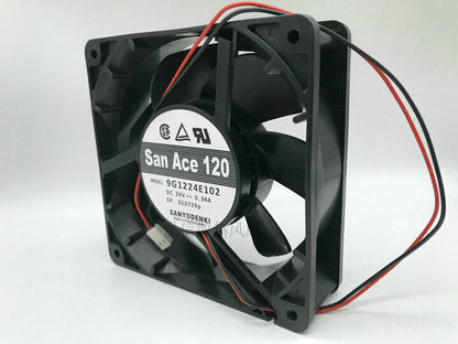 new Fan 9G1224E102 DC 24V 0.34A 12038 12CM 2 Pin - FAN