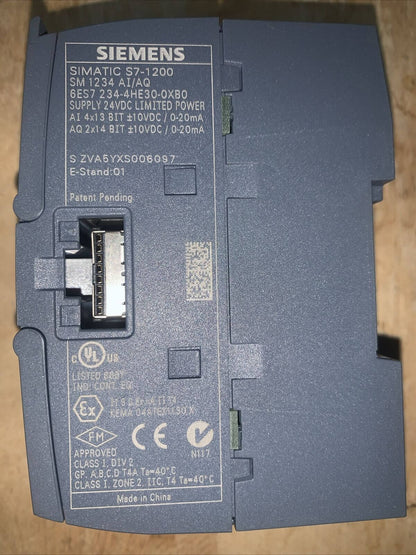used simatic s7-1200 Sm1234 AI/AQ 6ES7 234 -4HE30-OXBO - KOEED