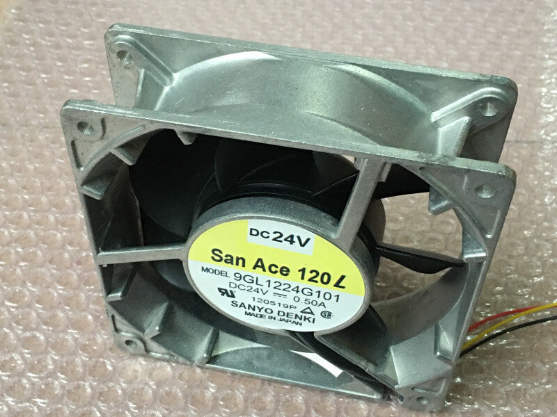 1pcs Sanyo 9GL1224G101 12038 24V 0.50A metal cooling fan 3pin
