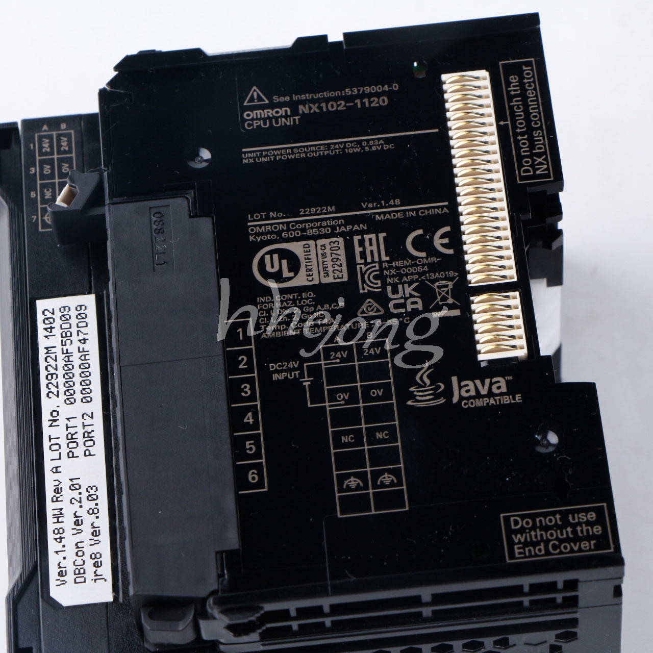Omron CPU Unit NX102-1120 - OMRON