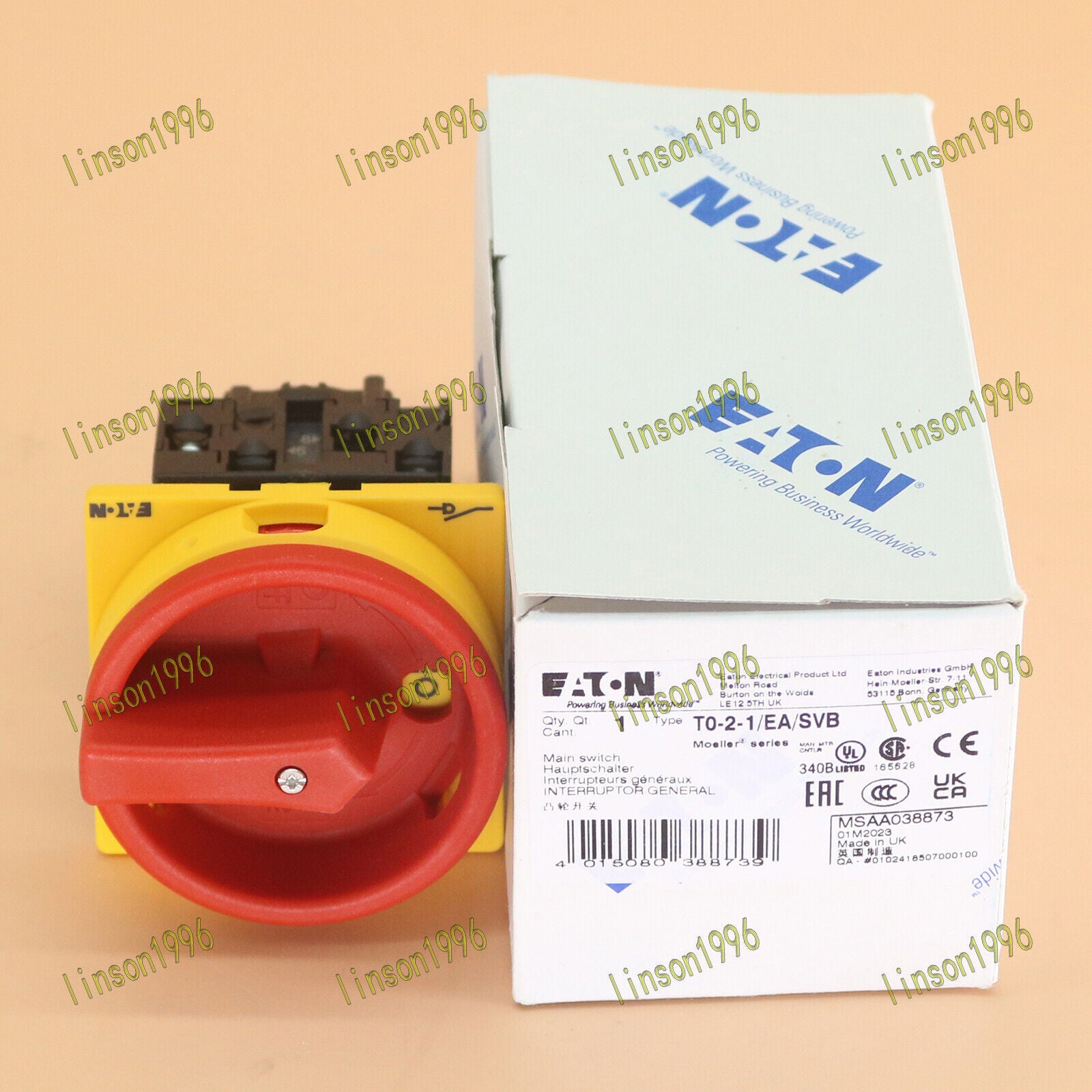 EATON MOLELLER T0-2-1/EA/SVB - FAST SHIP - EATON MOLELLER
