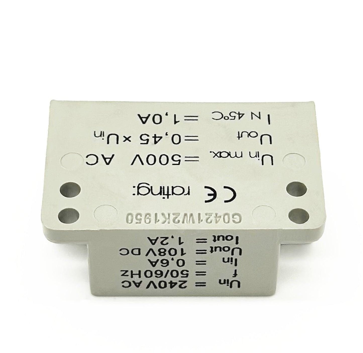 new KEB 04.91.010-CE07 Uin 500VAC 1,0A 0,45*Uin 50/60Hz Half-wave rectifier module