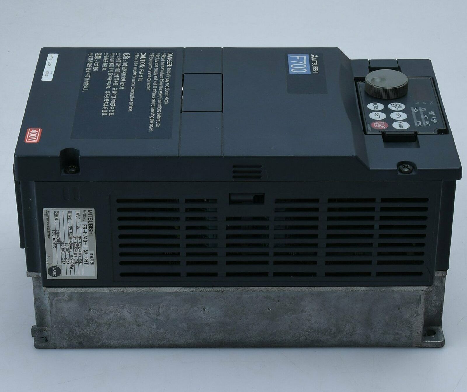 used ONE Mitsubishi inverter FR-F740-1.5K-CHT1 FRF7401.5KCHT1 Fully tested - MITSUBISHI