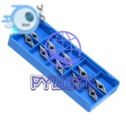 SVQCR1212H11 12mm CNC Carbide Turning Tool Holder + 10Pcs VCGT110304-AK Inserts