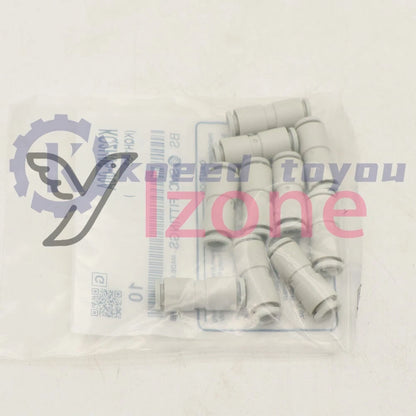 (10PCS/BOX) SMC KQ2H06-00A Push-In to Push-In Pneumatic Tubing Fitting