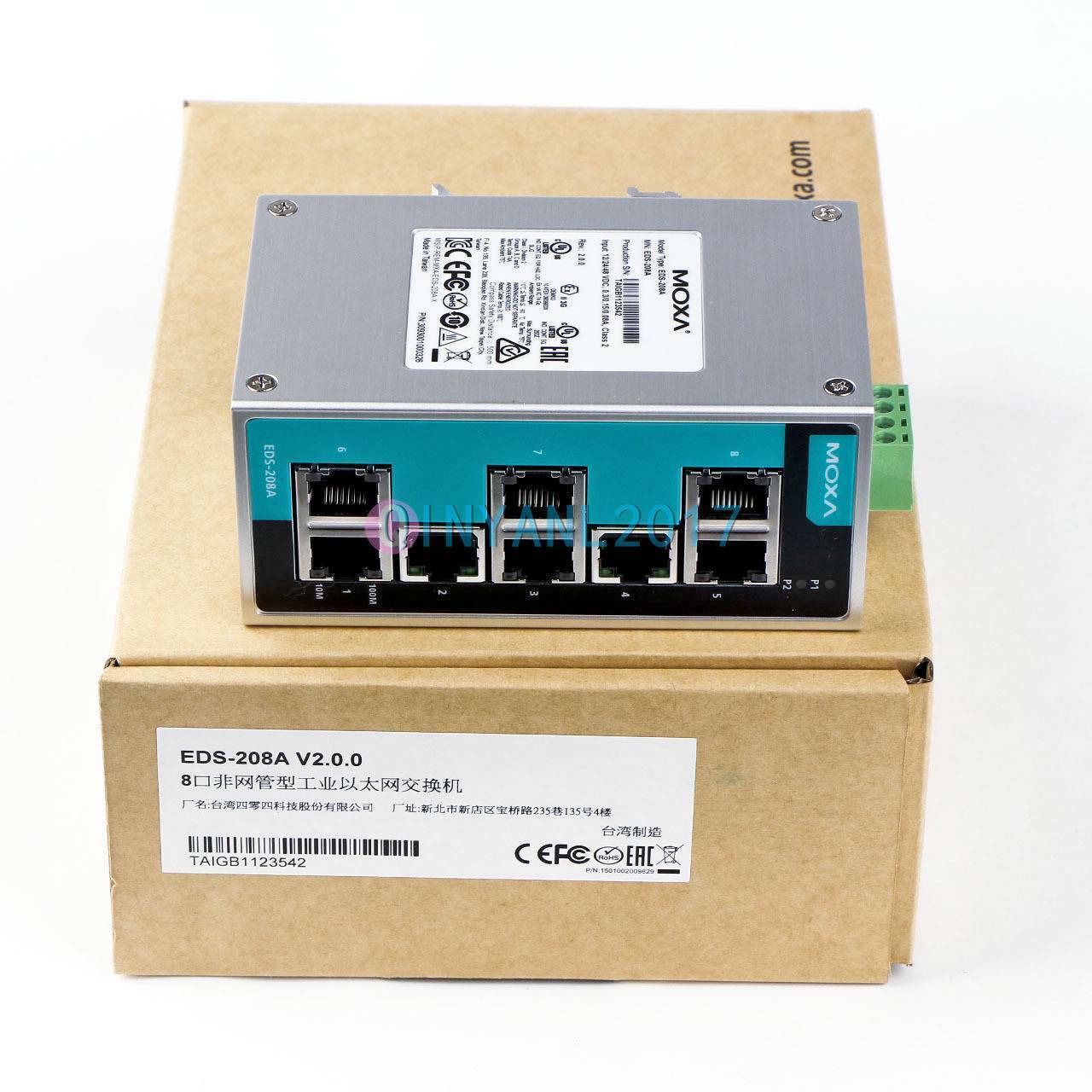 new ONE  MOXA EDS-208A 8-port Ethernet Switch