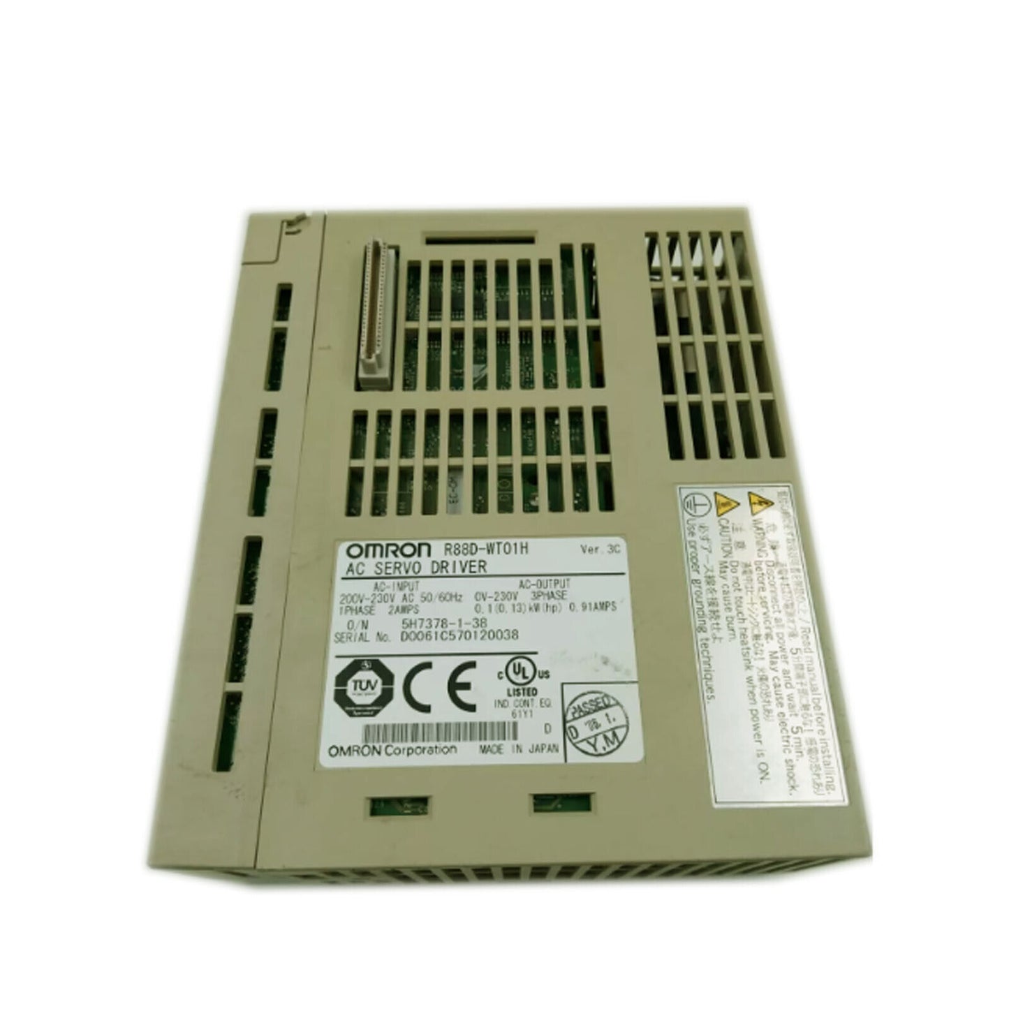 OMRAN R88D-WT01H AC Servo Drive Used Tested - OMRION