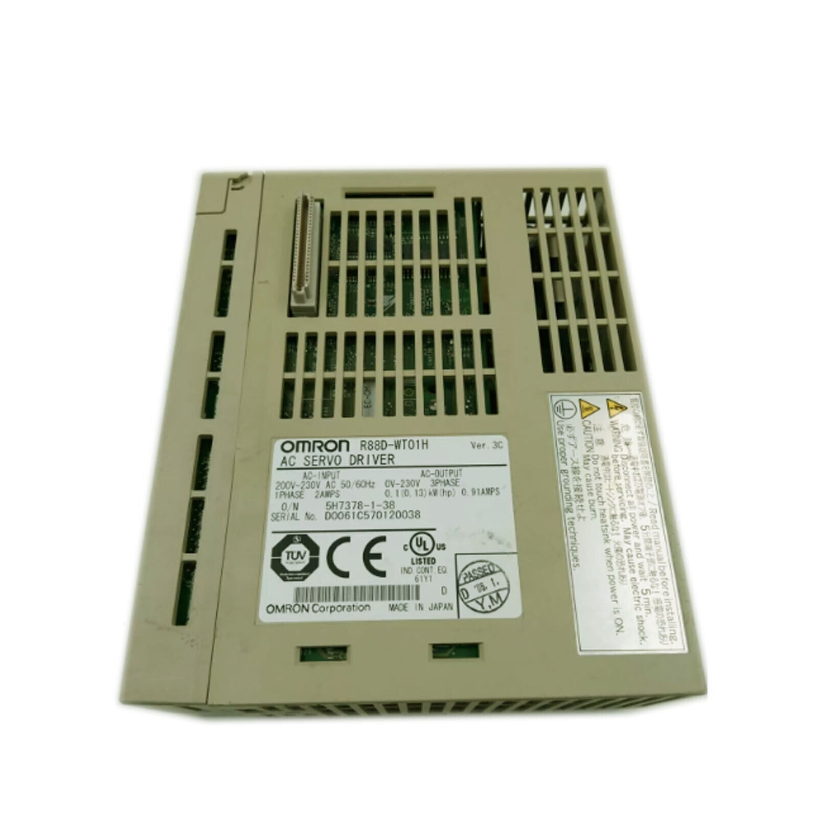 OMRAN R88D-WT01H AC Servo Drive Used Tested - OMRION