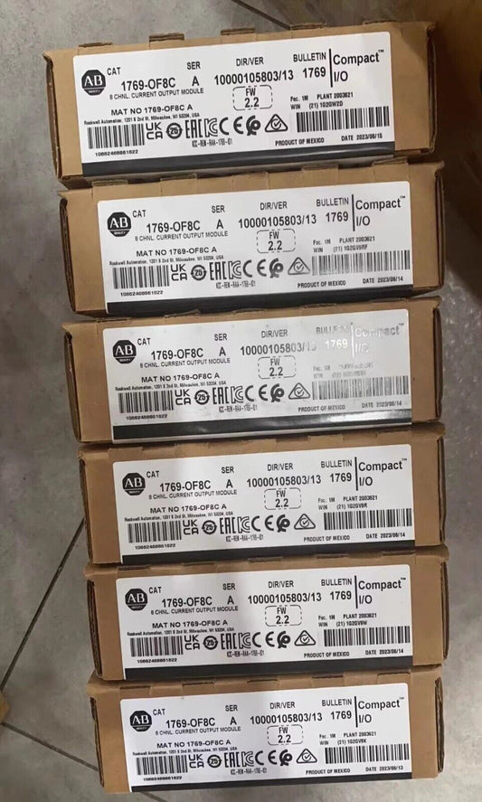 2023 Factory Sealed AB 1769-OF8C SER CompactLogix 8-Channel Module - 8 Channels - COMPACTLOGIX
