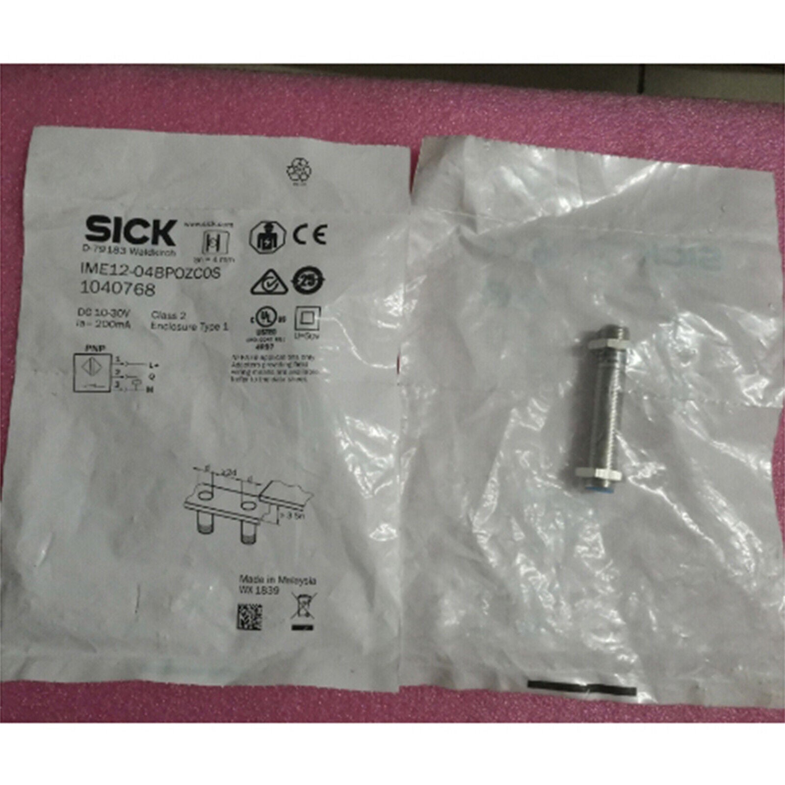 Compact Proximity Switch Sensor IME12-04BPOZCOS - SICK