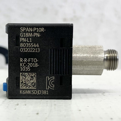 new FESTO SPAN-P10R-G18M-PN-PN-L1 8035544 Pressure Sensor - FESTO