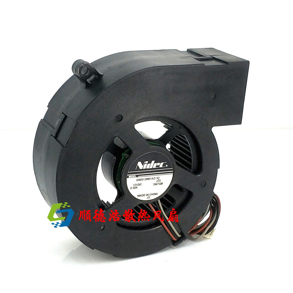 1pcs  NIDEC G80S12MS1AZ-52 12V 0.3A 8cm projector fan