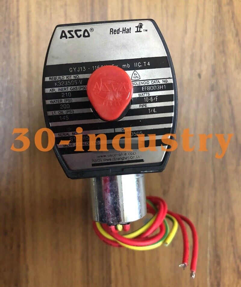 1PCS NEW FOR ASCO Solenoid Valve EF8327G041 AC220V - ASCO