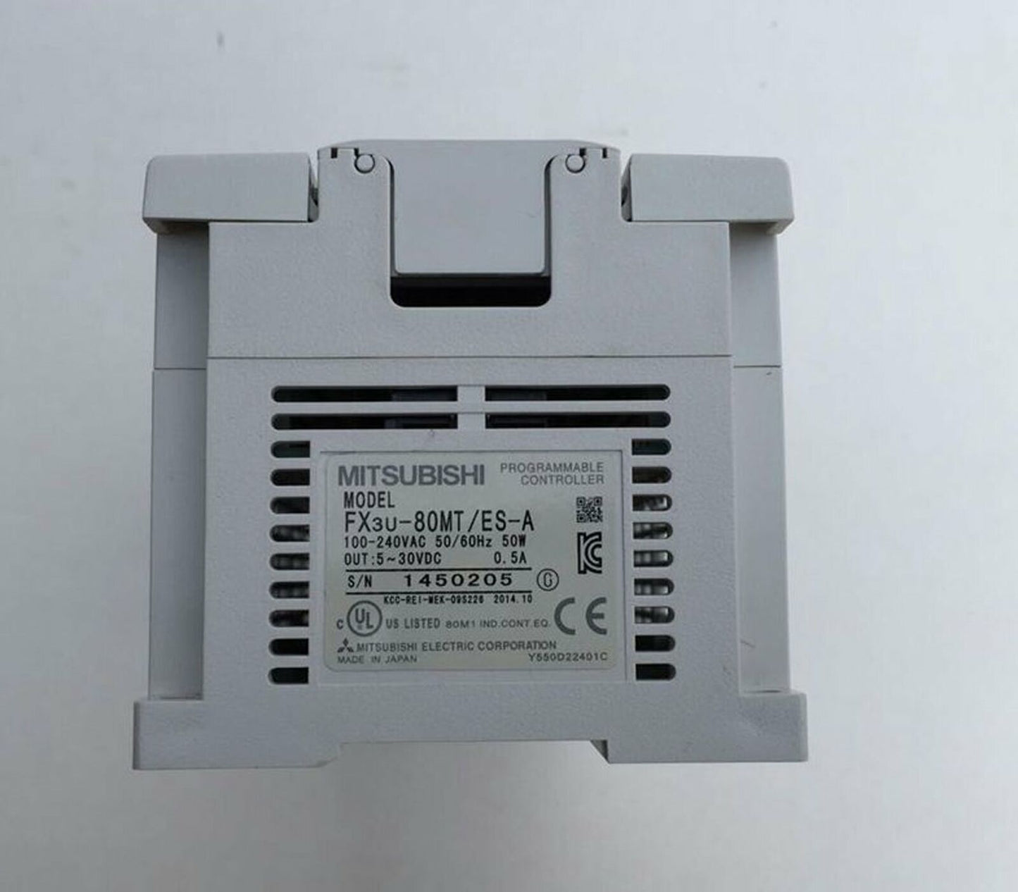 Mitsubishi FX3U-80MT/ES-A Used Unit – Tested Good Condition - MITSUBISHI