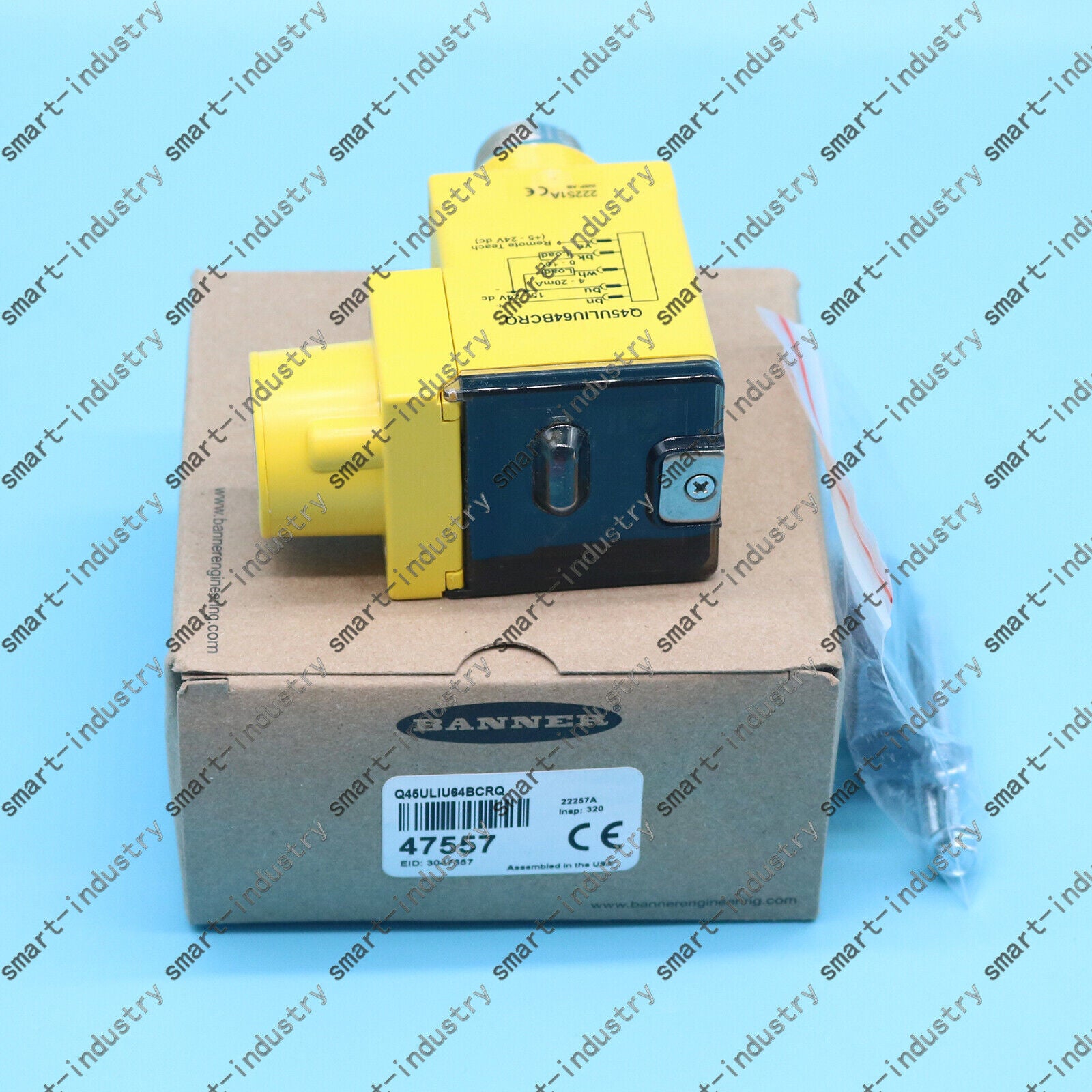 new 1PCS  BANNER Q45ULIU64BCRQ Ultrasonic Sensor In Box  SHIP