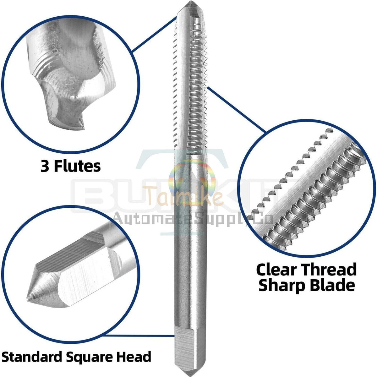 3/16"-32 UN Tap and Die Set Right Hand, 3/16 x 32 UN Thread Tap and Round Die