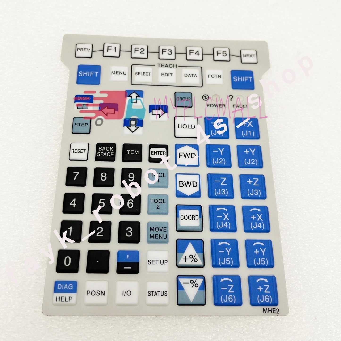 F FANUC A05B-2518-C202#emh teach pendant keyboard MHE2 membrane button film