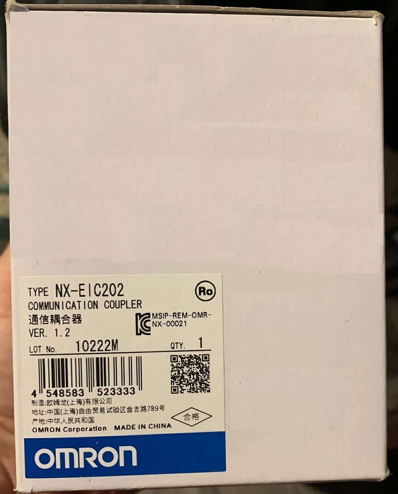Factory Sealed Omron NX-EIC202 NXEIC202 PLC Module
