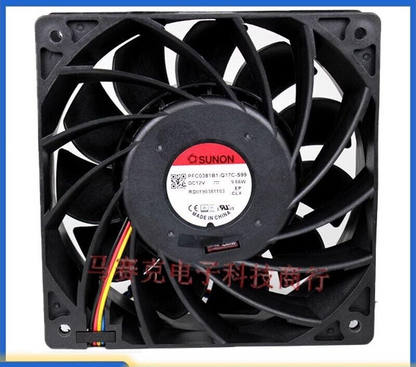 SUNON PFC0381B1-Q17C-S99 12V 12cm 4-Wire Cooling Fan