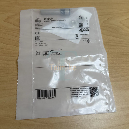 ! IFM IE5090 Inductive Proximity Sensor IEB3001-BPKG/US-100-DPS