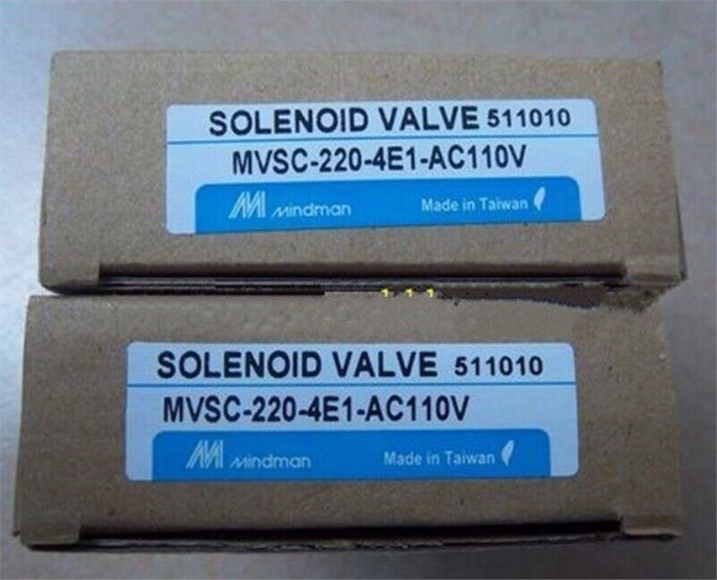 new Mindman Solenoid Valve MVSC-220-4E1 MVSC2204E1 Coil 110Vac wt - MINDMAN