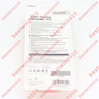 New One Fluke Test Probe Adapter Kit TP920 - High Precision TP920 Adapter for Lab and Professional Use - FLUKE