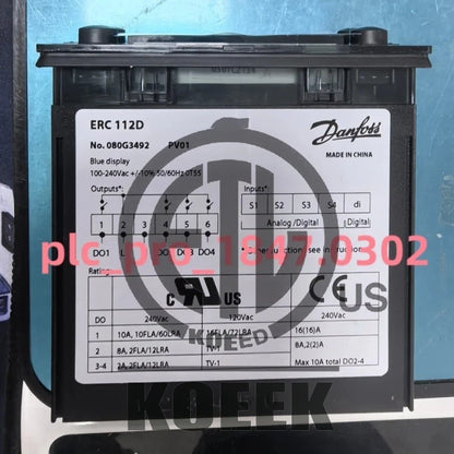 1PCS DANFOSS ERC112D Temperature Controller ERC 112D Fast Delivery #k