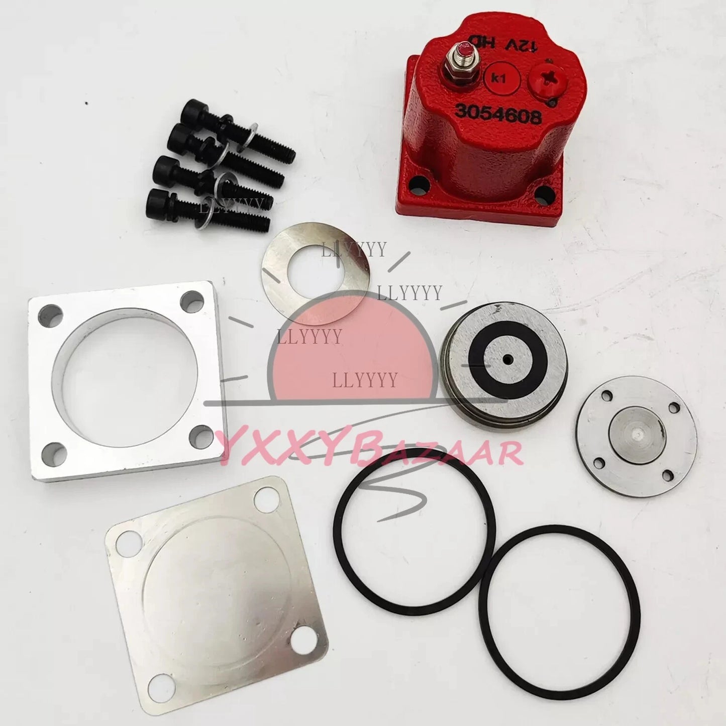 Fuel Shutoff Valve Set 3054608 Fits For Cummins N14 PAI 180204 209940 Solenoid