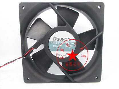 SUNON KDE2412PTB1-6A 24V 5.3W 12025 12CM 2-wire inverter fan